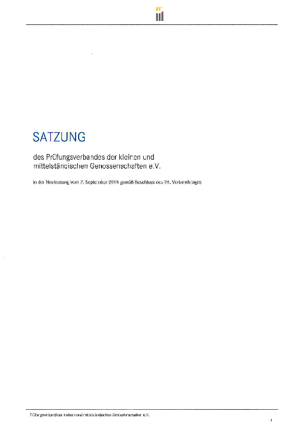 Satzung
